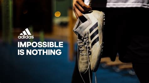 adidas impossibility is nothing.